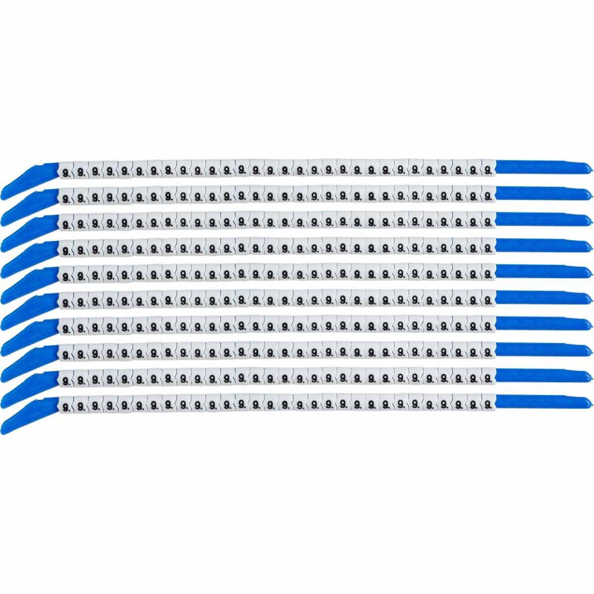 MARKER W 0.134 TO 0.181IN 9 BK ON WHT