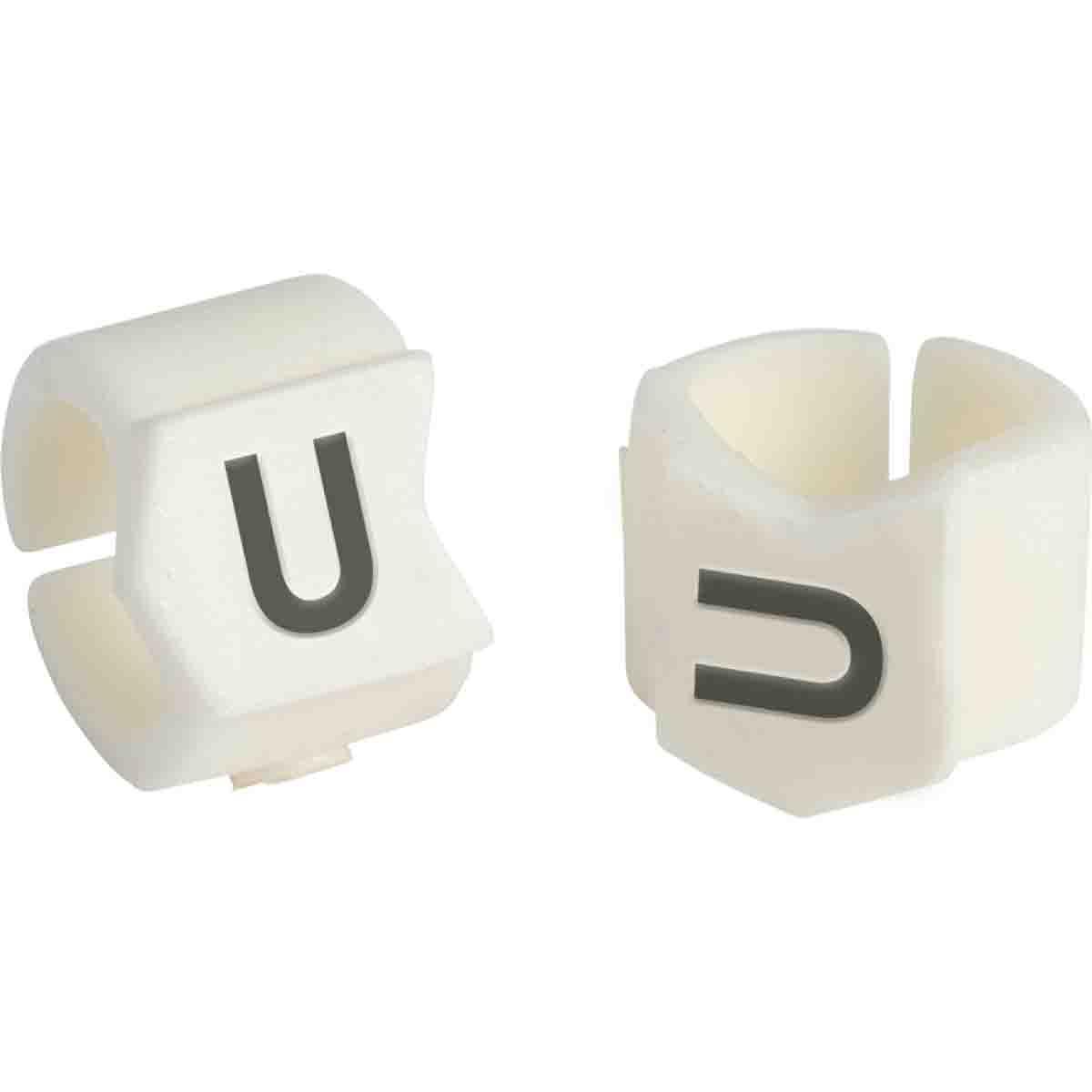 MARKER W 0.236 TO 0.299IN U BK ON WHT