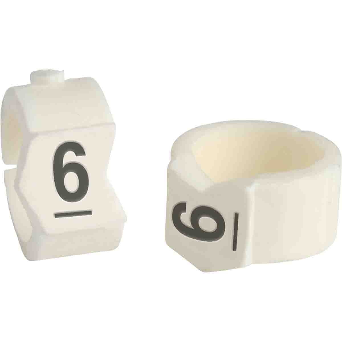 MARKER W 0.0362 TO 0.413IN 6 BK ON WHT