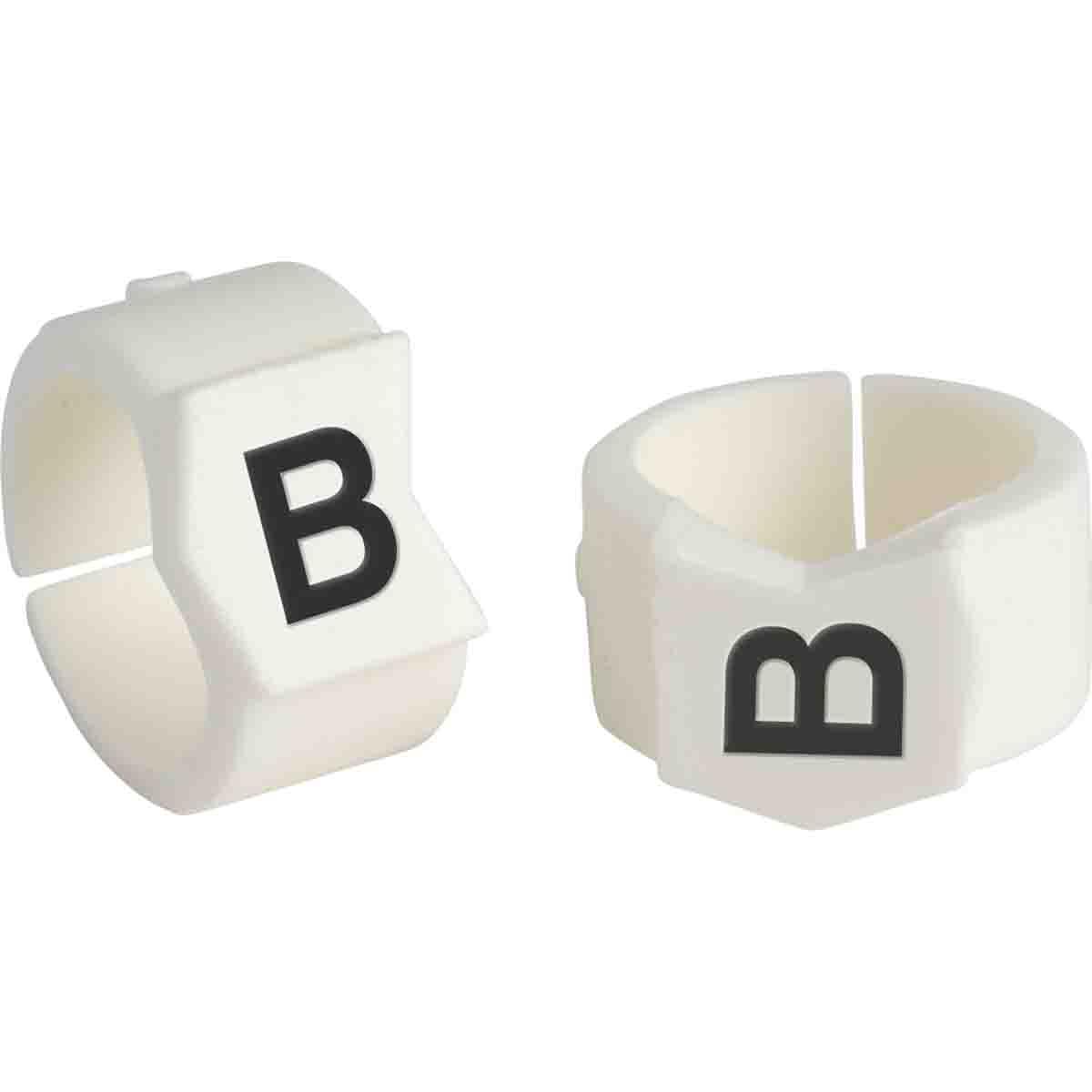 MARKER W 0.453 TO 0.512IN B BK ON WHT