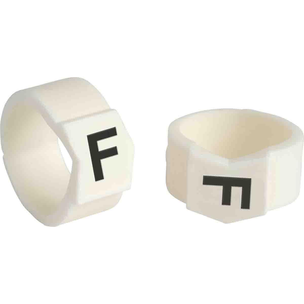 MARKER W 0.61 TO 0.67IN F BK ON WHT WHT