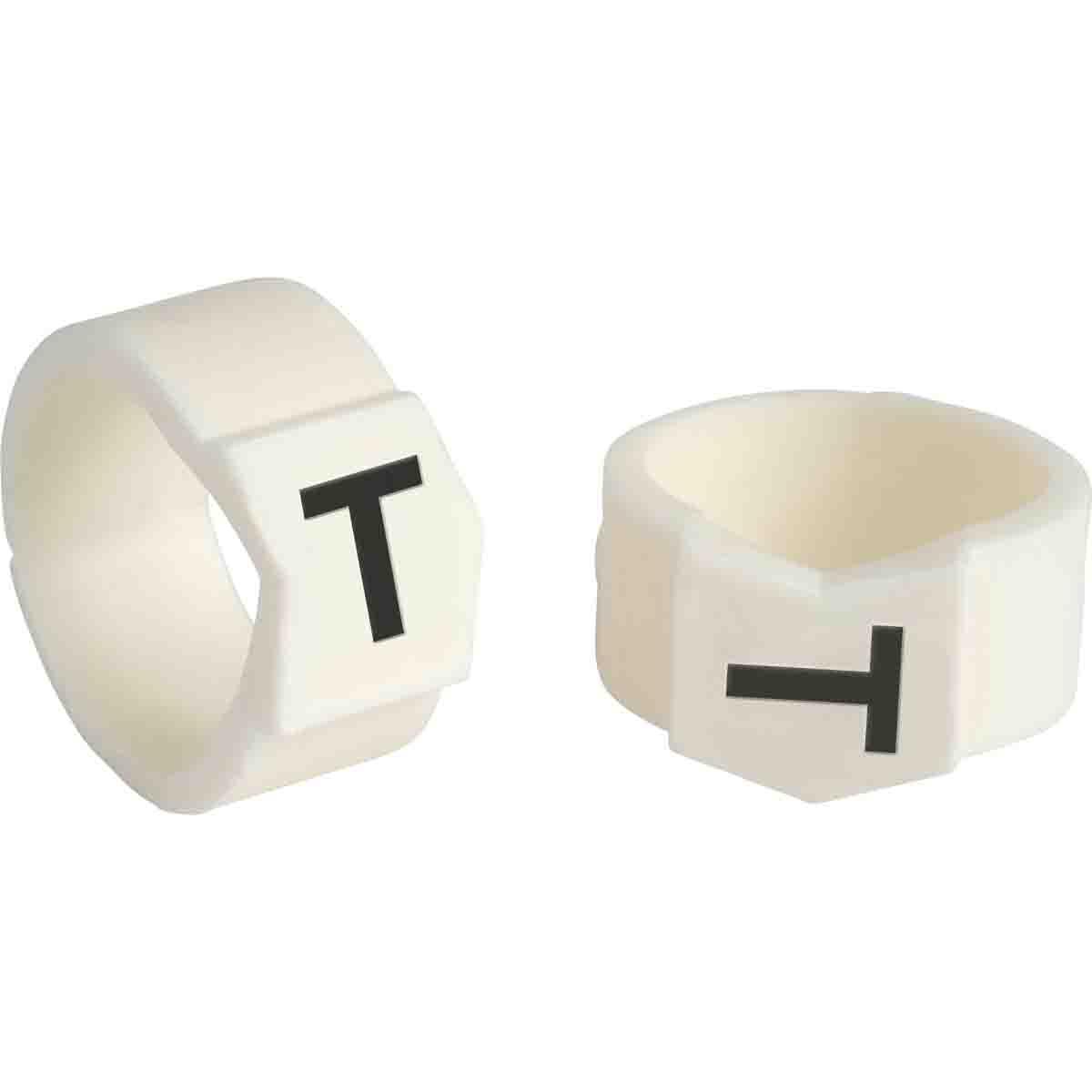 MARKER W 0.61 TO 0.67IN T BK ON WHT WHT