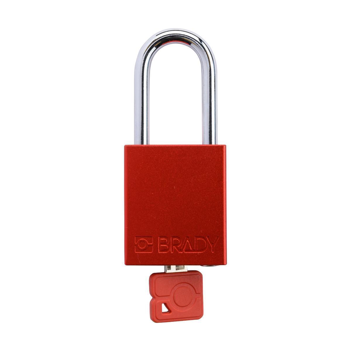 LOCKOUT PL KEYED DIFFERENT RED ALUMINUM