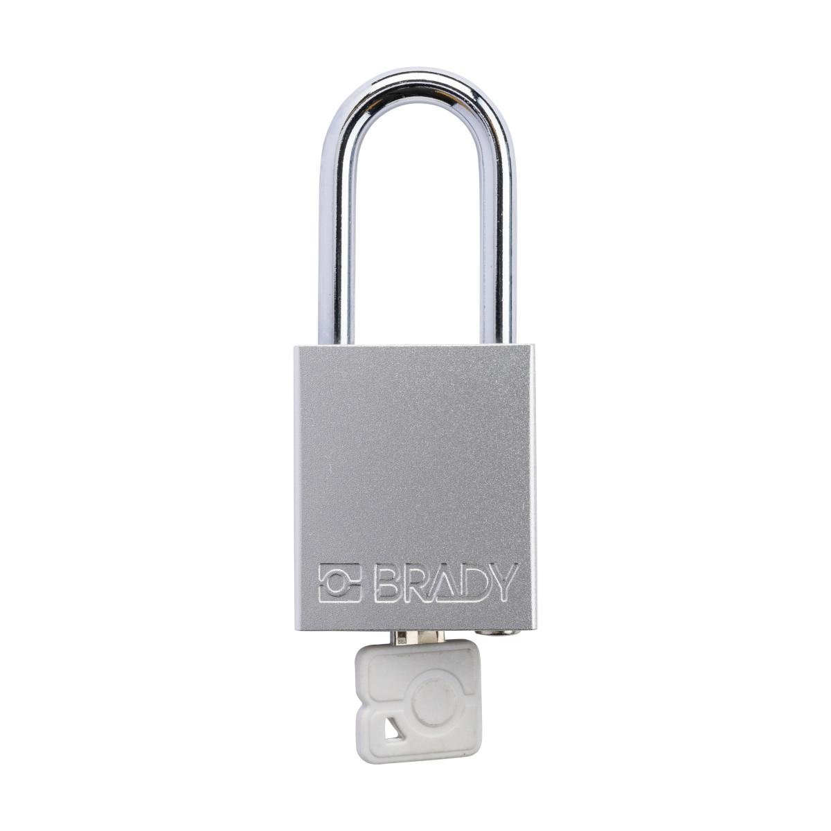 ALU PADLOCK KD STEEL SHACKLE WHT EA