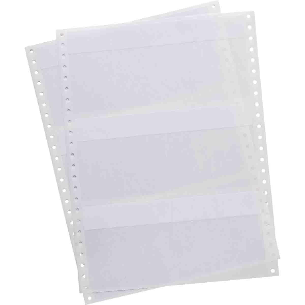 LABEL PTR 3-3/4IN 2IN CLEAR/WHT R2000