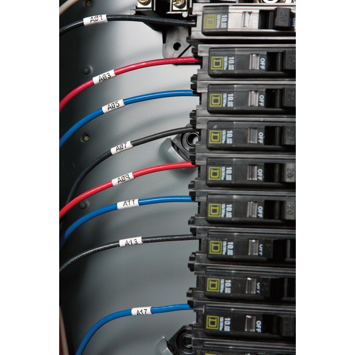 LABEL XFR THRM 0.937IN 3/4IN WHT