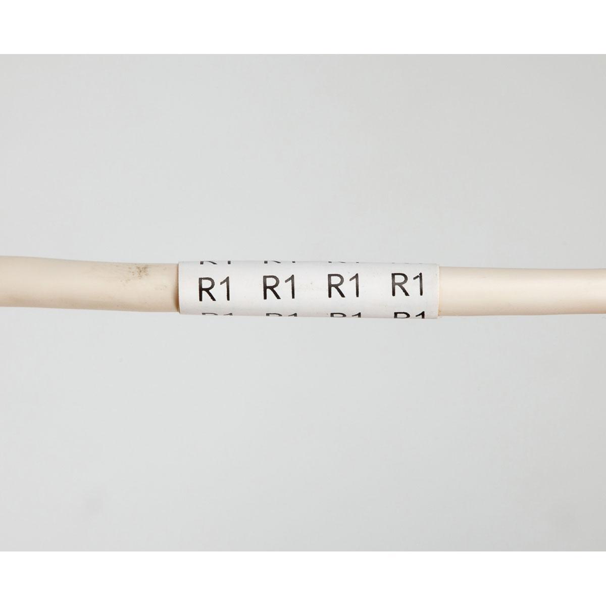 LABEL XFR THRM 300FT 1-1/2IN BLK WHT BLK