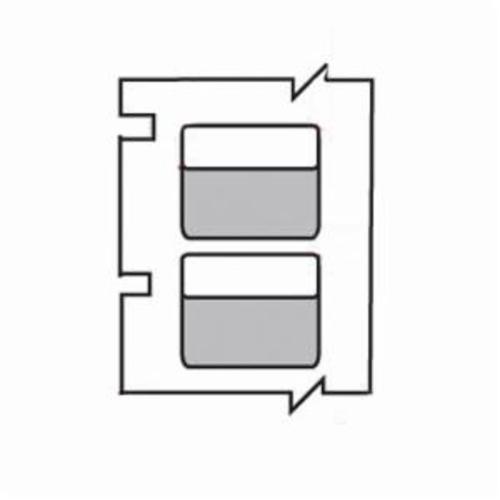LABEL XFR THRM 3-3/4IN 2IN CLEAR/WHT