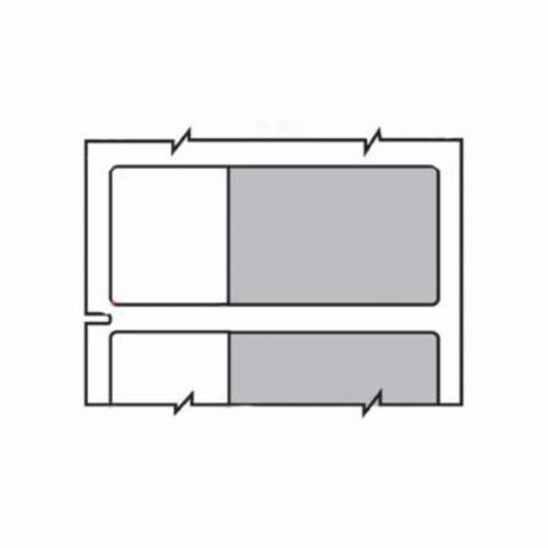 LABEL PTR 2-5/8IN 2-5/8IN CLEAR/WHT