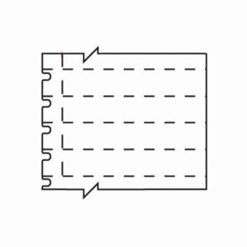 TAG XFR THRM 1-15/16IN 3/8IN BLK WHT