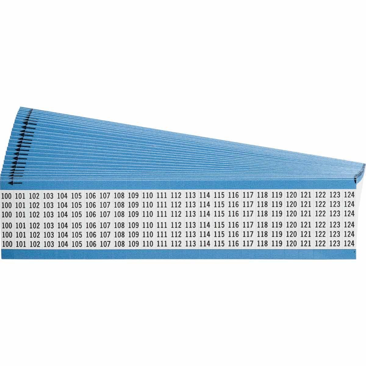 CARD MKR W 1/4IN BK ON WHT 25 WM SER