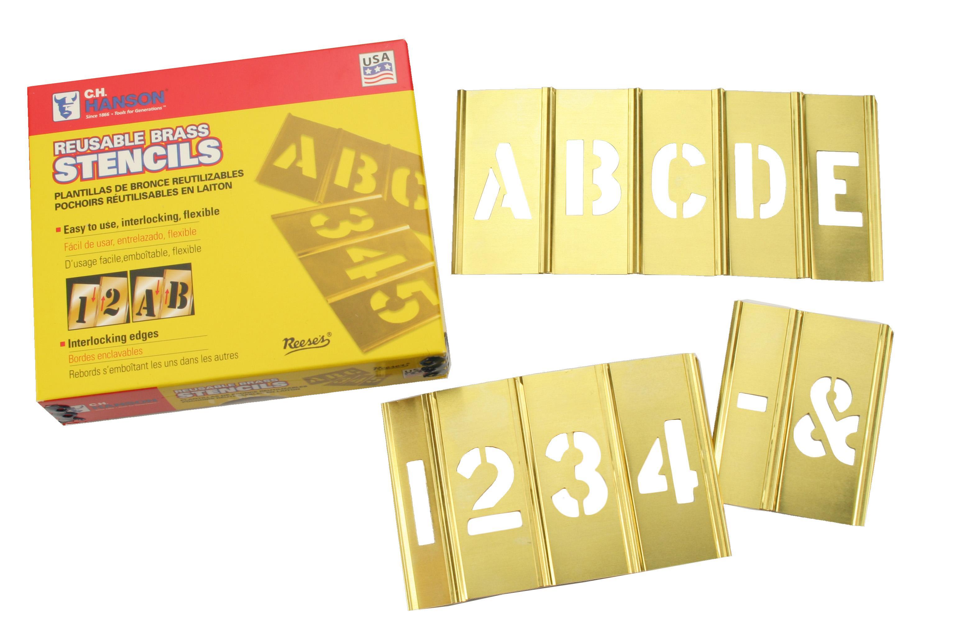 SET LTR AND NO STENCIL 6IN 0.012IN GLD