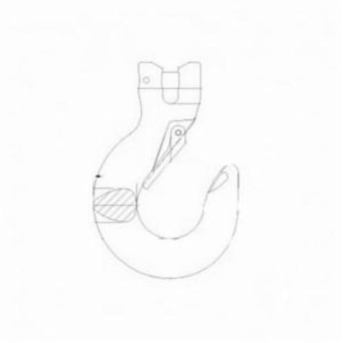 HOOK SLING 3/8IN 8800LB 100 ALY STL PTD