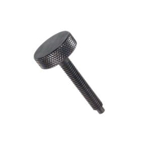 Carr Lane® CL-1-KHS Thumb Screw, Knurled Head, Steel, #10-24, Black Oxide