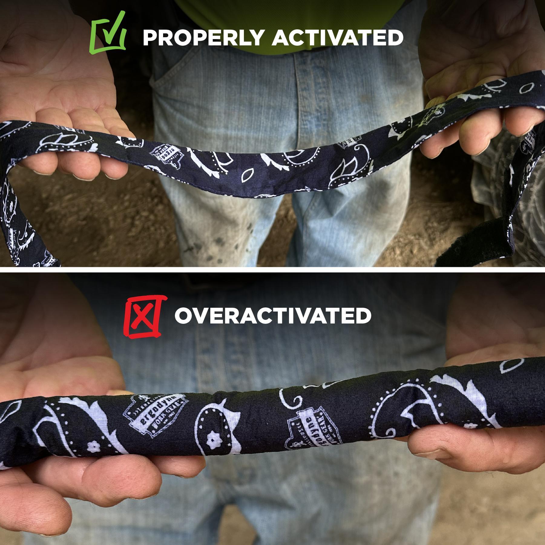 BANDANA COOLING UNIV NAVY WESTERN SOL