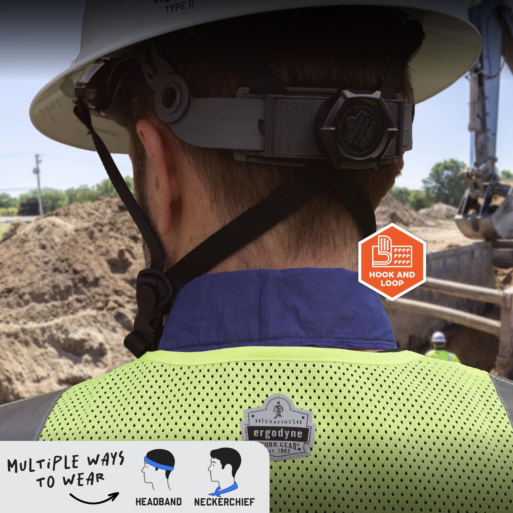 BANDANA COOLING UNIV NAVY WESTERN SOL