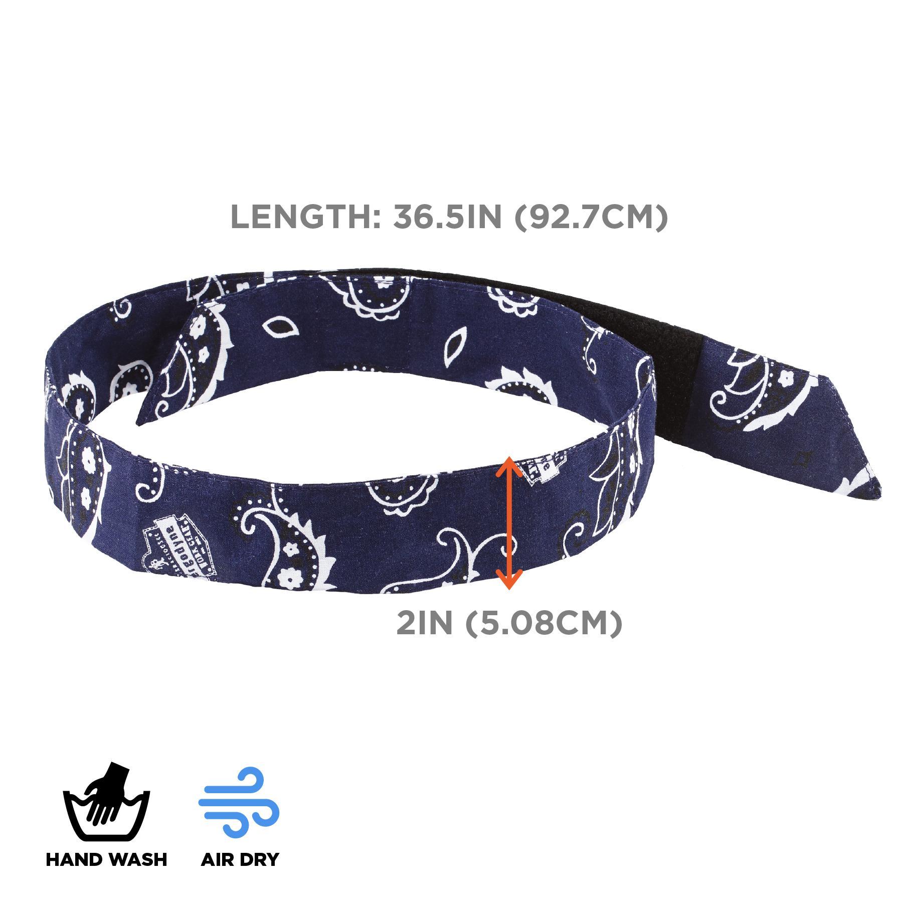 BANDANA COOLING UNIV NAVY WESTERN SOL