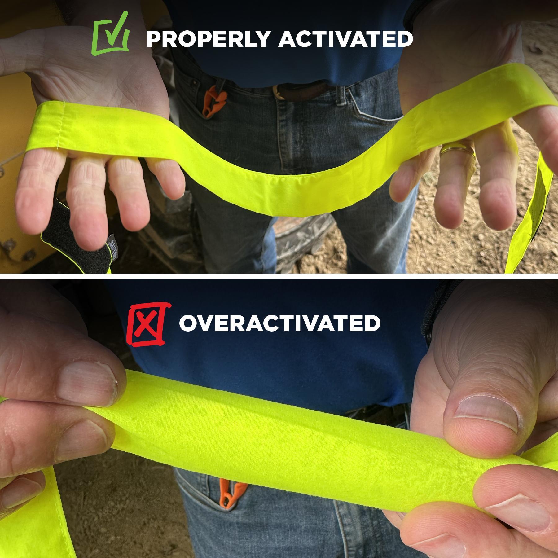 BANDANA COOLING UNIV LIME POLYMER SOL