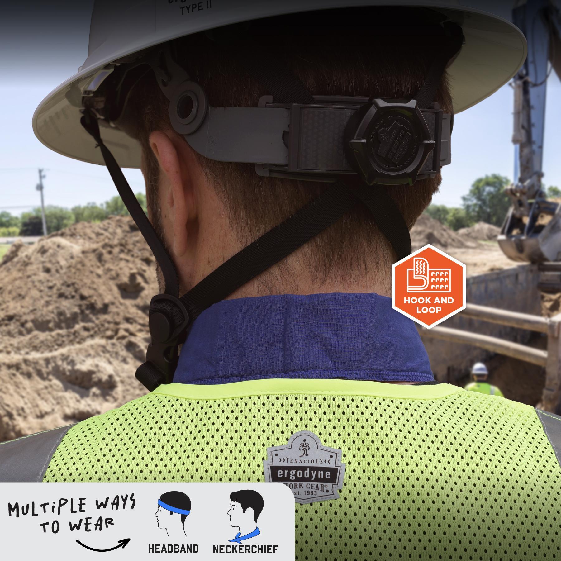 BANDANA COOLING UNIV LIME POLYMER SOL