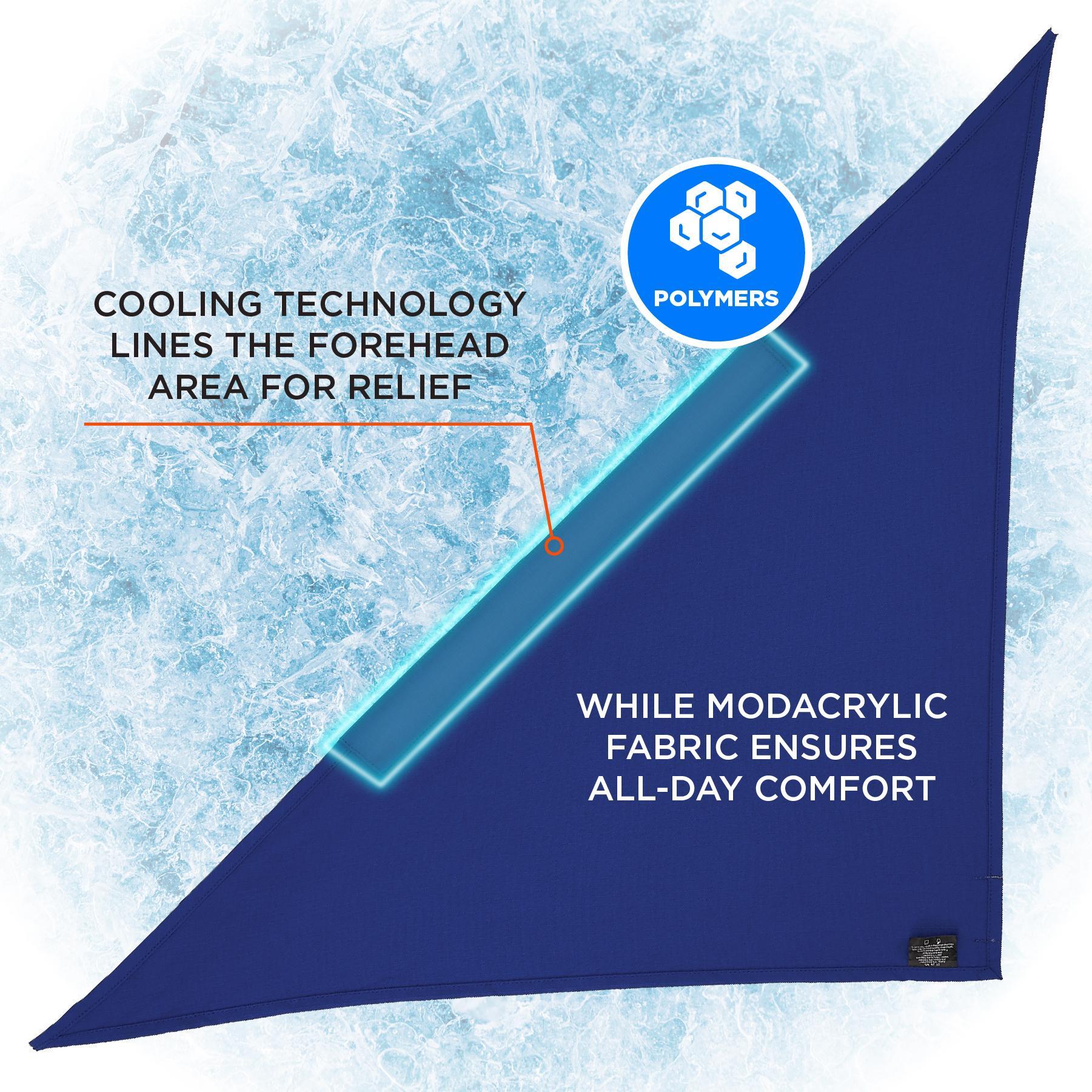 HAT TRNGL COOLING UNIV LIME TIE 6710FR