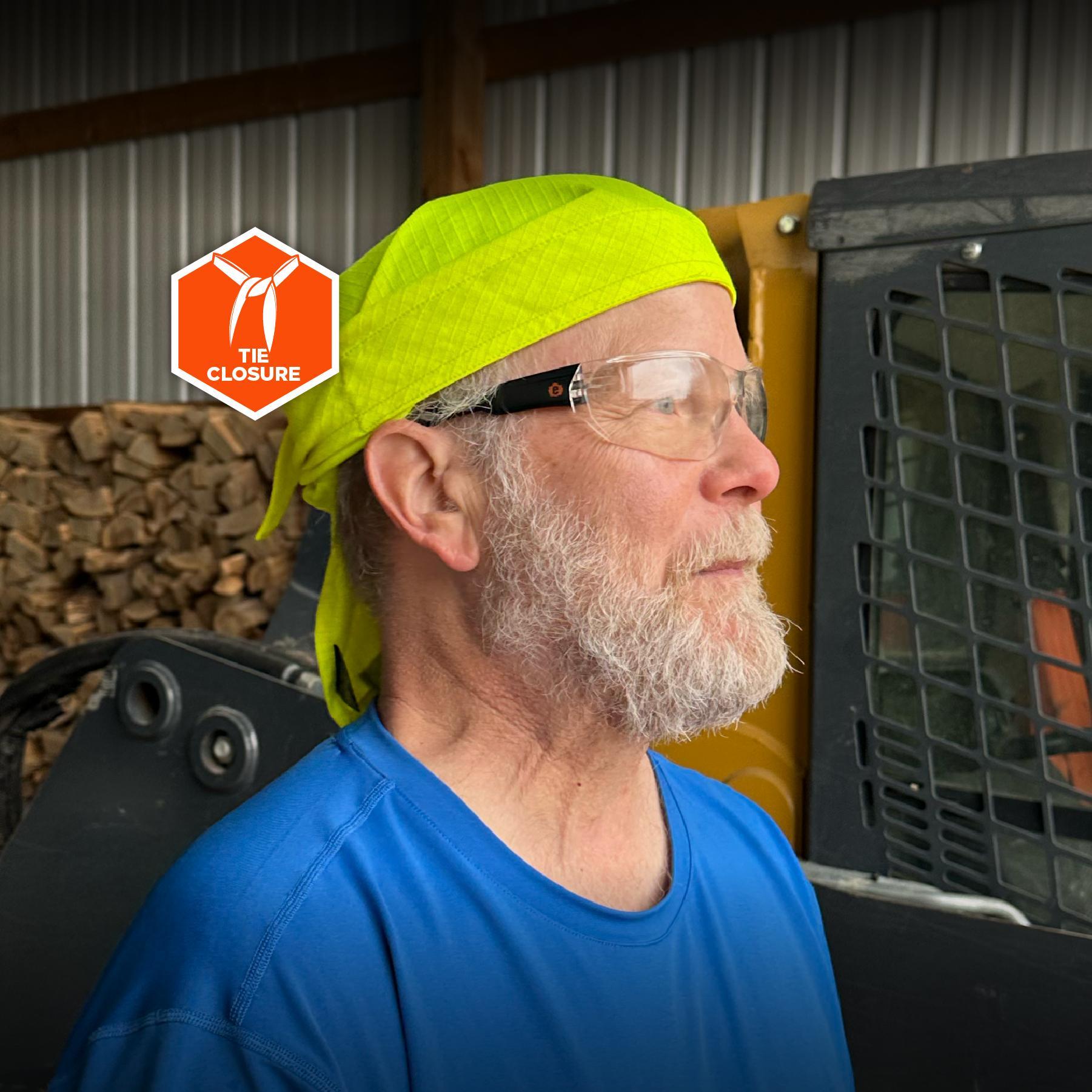 HAT TRNGL COOLING UNIV LIME TIE 6710FR