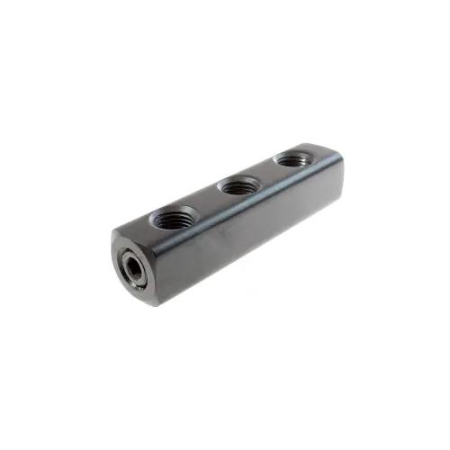 Coilhose® 3032 3 Port Low Profile Manifold, 1/4 in Outlet, 1/4 in Inlet