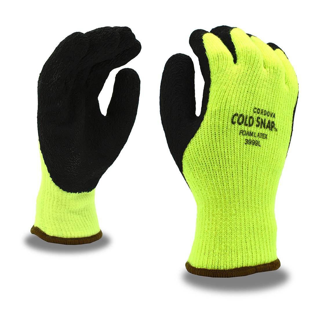 Cold Snap™ 3999L 3999 Flexible Gloves, 7 ga Natural Rubber, Resists: Abrasion and Puncture, ANSI Cut-Resistance Level: A4