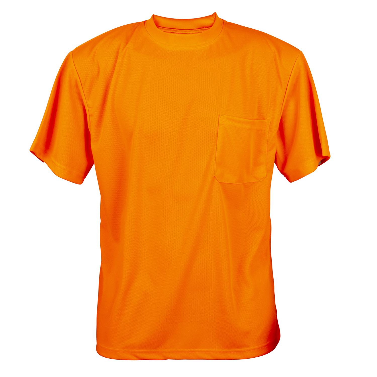 COR-BRITE® V1302XL Cor-Brite® V130 Type O Hi-Vis Shirt, 2XL, Orange, Polyester