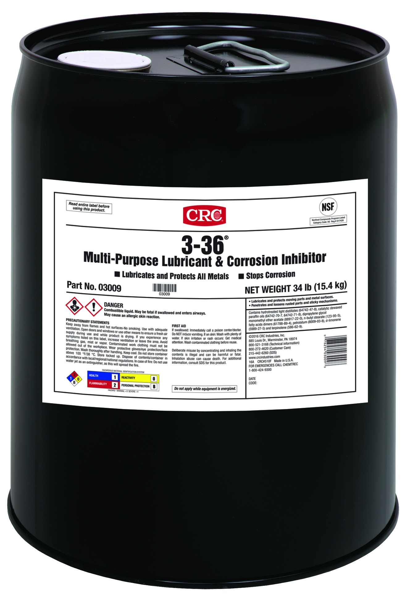 INHIBITOR CRSN AND LUBT 5GAL PAIL LIQ