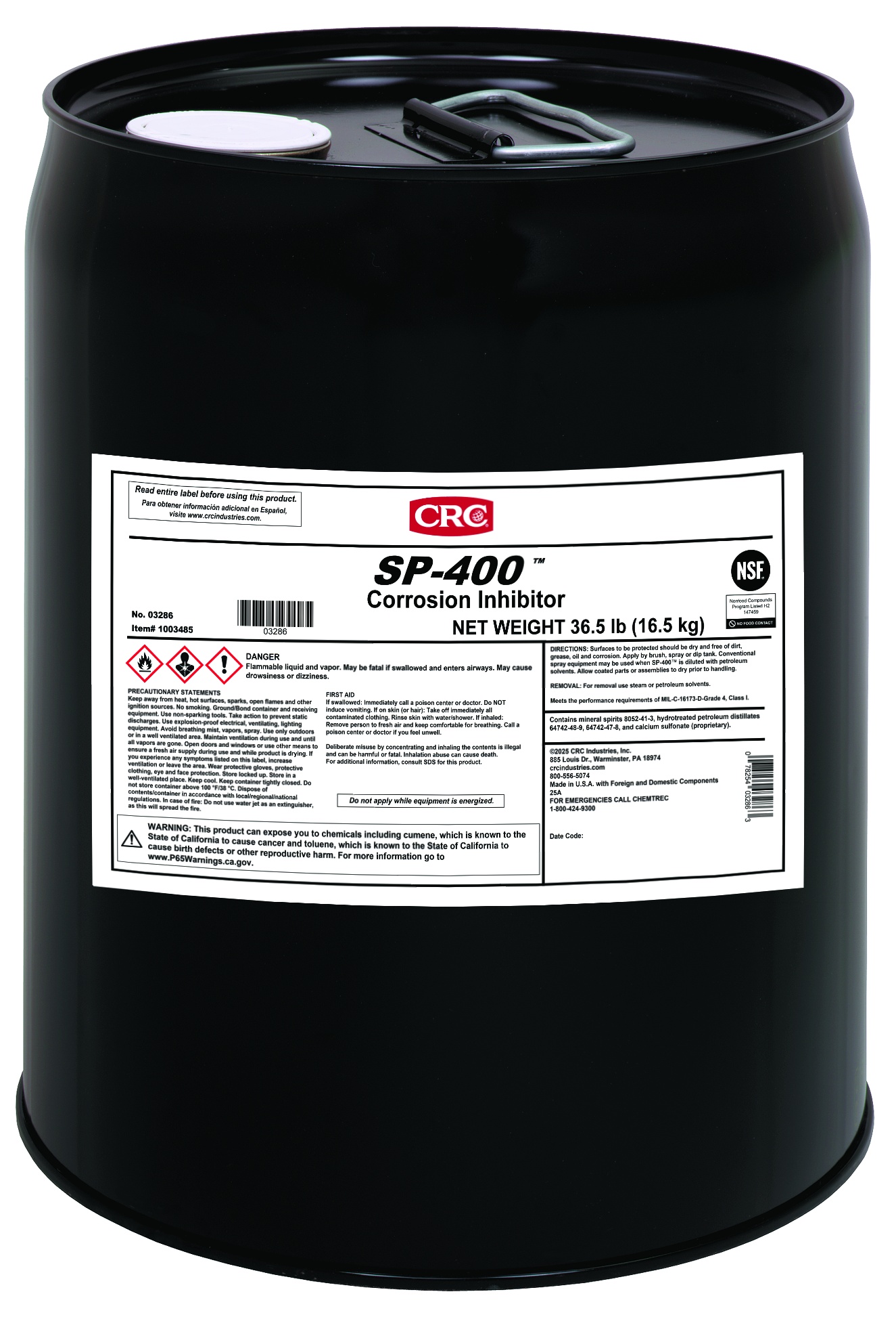 INHIBITOR CRSN 5GAL PAIL VISCOUS LIQ 2