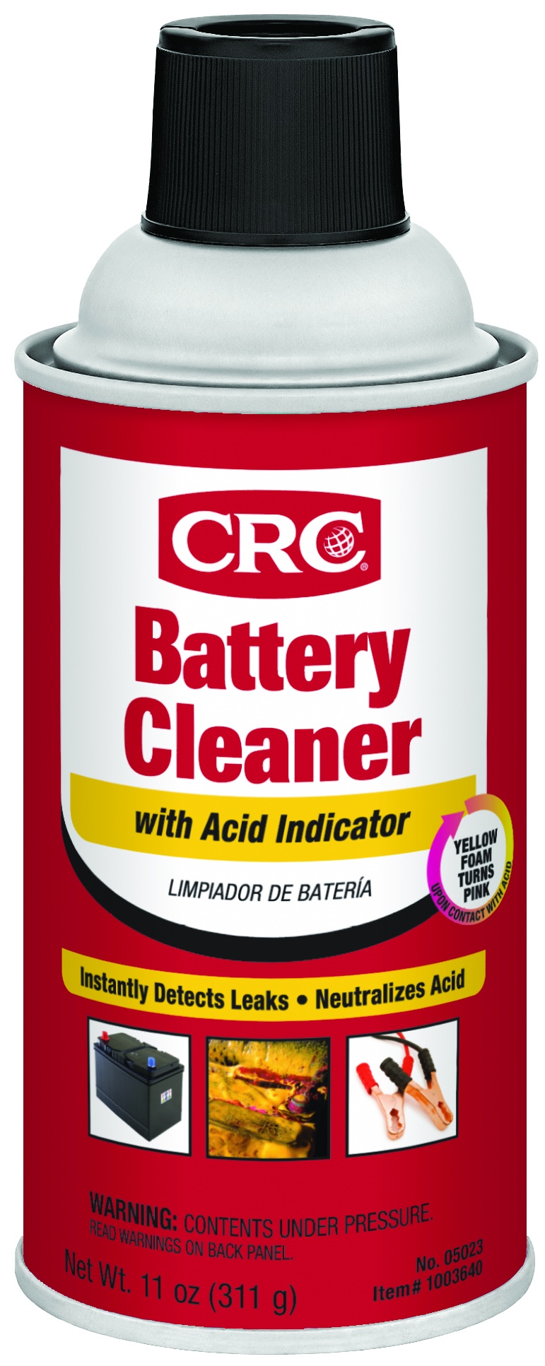 CLEANER BAT 12OZ AEROSOL CAN FOAM YEL
