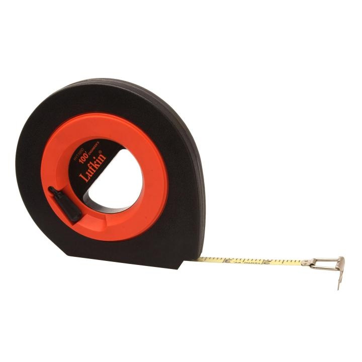 MEASURE TAPE 100FT 3/8IN STL IMPRL BK/R
