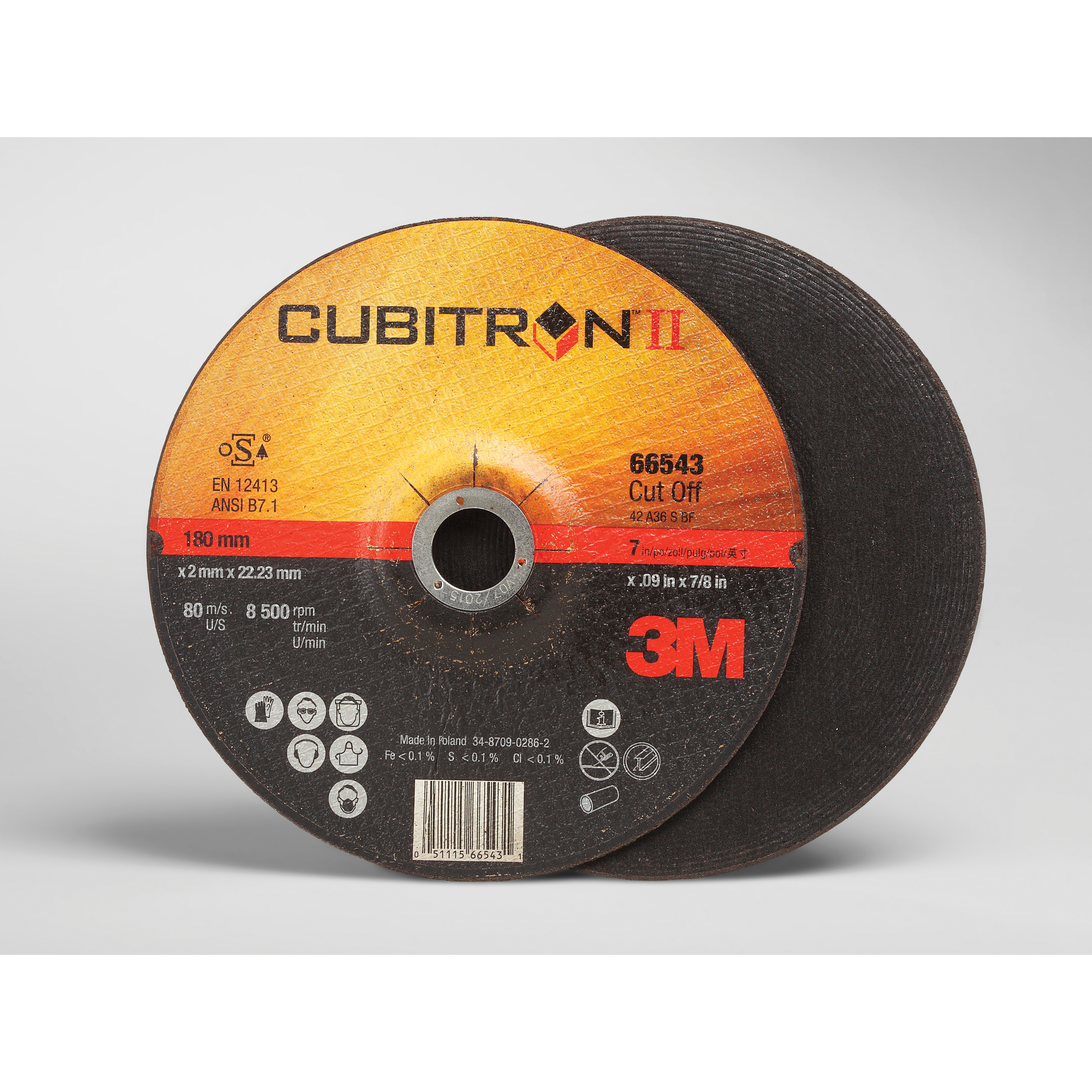 CUT-OFF WHL 7IN 0.09IN 0.875IN 36+