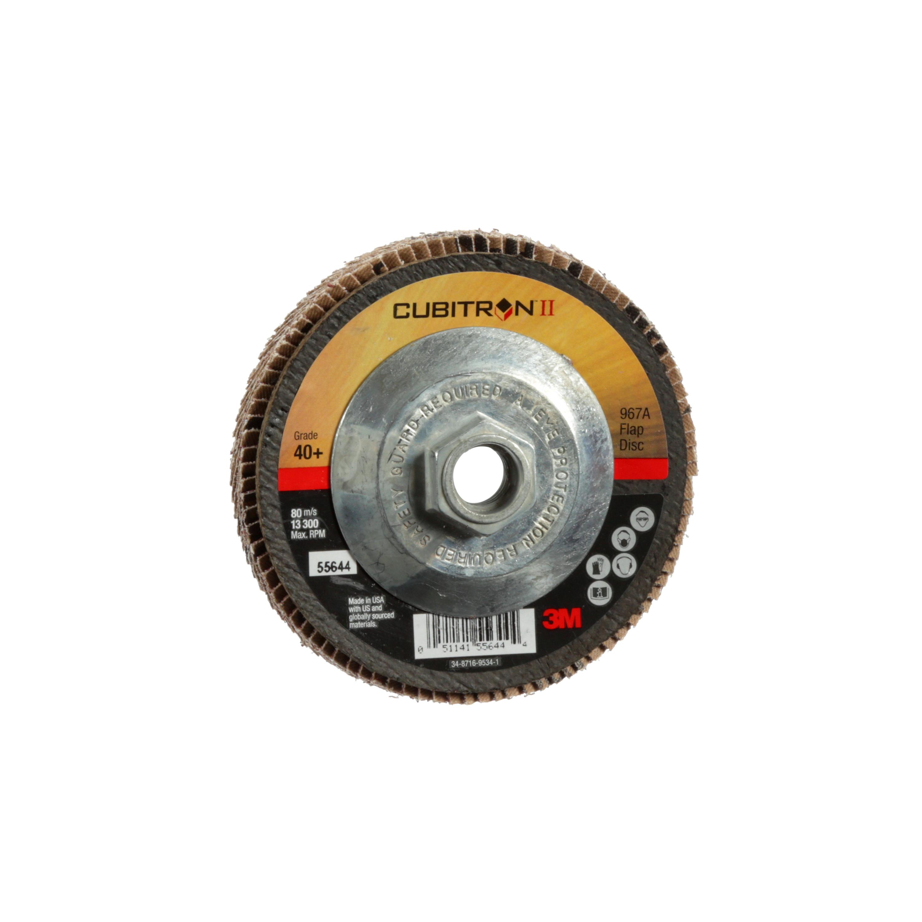 CTD ABRSV FLAP DISC 4-1/2IN 40+ COARSE