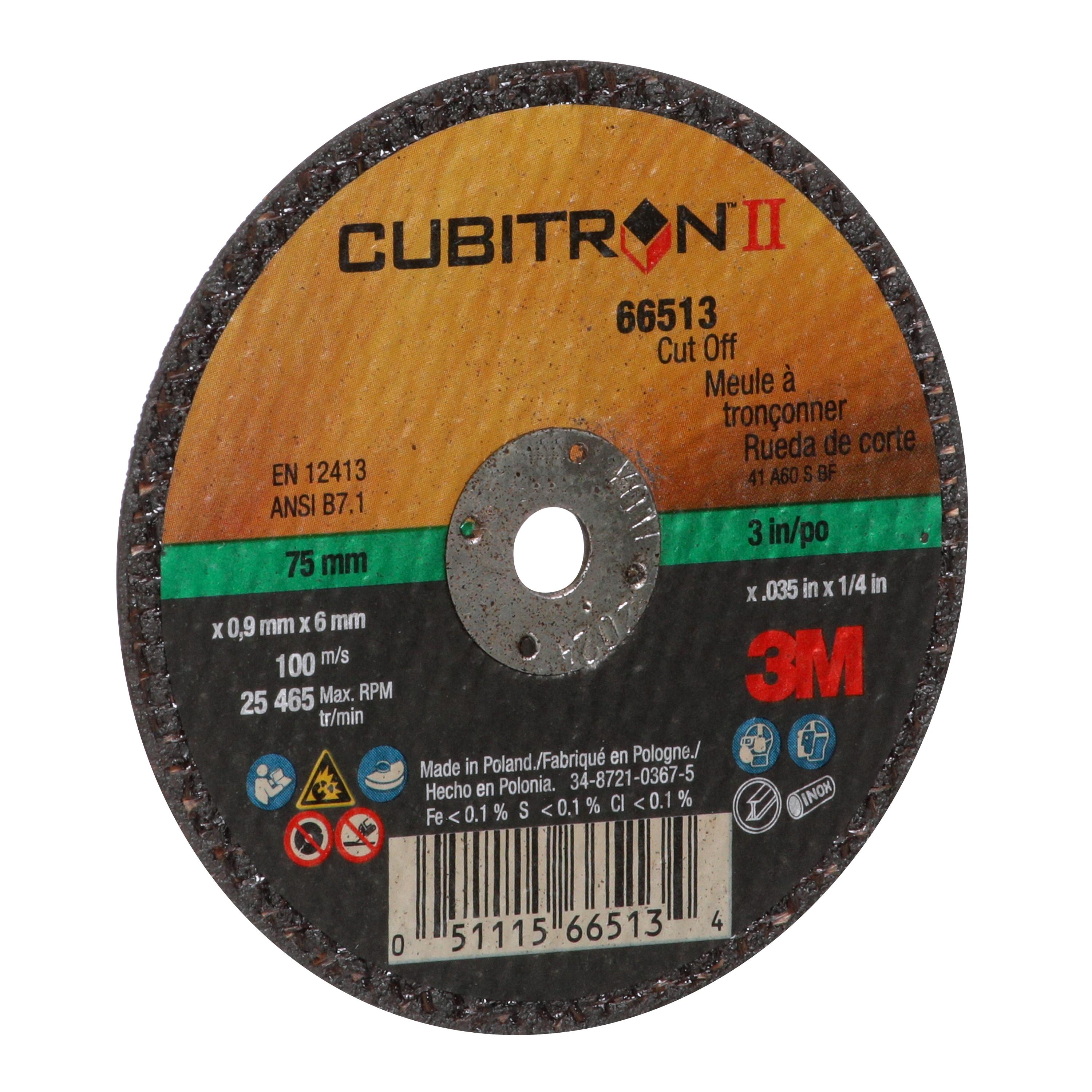 CUT-OFF WHL 3IN 0.035IN 1/4IN 60 CERAMIC