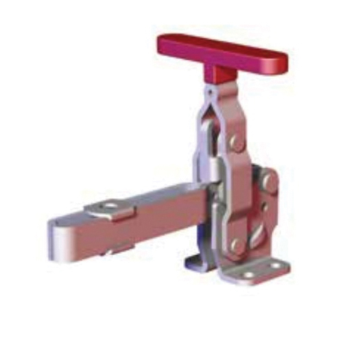 DESTACO 207-TUL Standard Vertical Hold-Down Toggle Locking Clamp With U-Bar and Neoprene Spindle, Steel, 375 lb, 1.25 in, M8