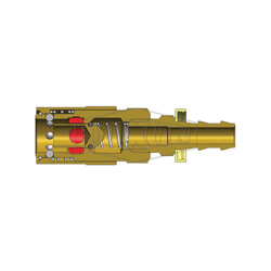 CM SERIES MOLD VALVED COUPLER