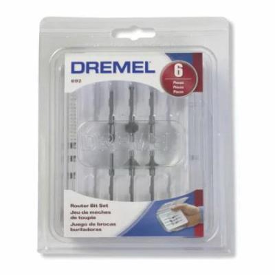 Dremel® 692 Router Bit Set, 6 Pieces, HSS