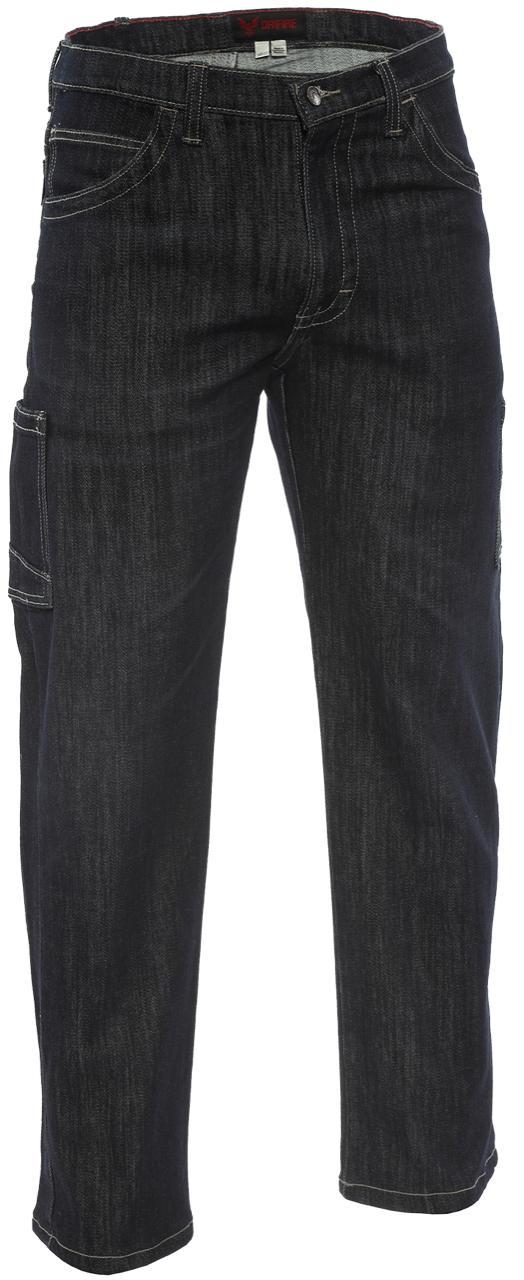 DRIFIRE® FR PNTD6JTR32X30 Taproom Jean, 32 in Waist, 30 in L Inseam, Denim, Denim