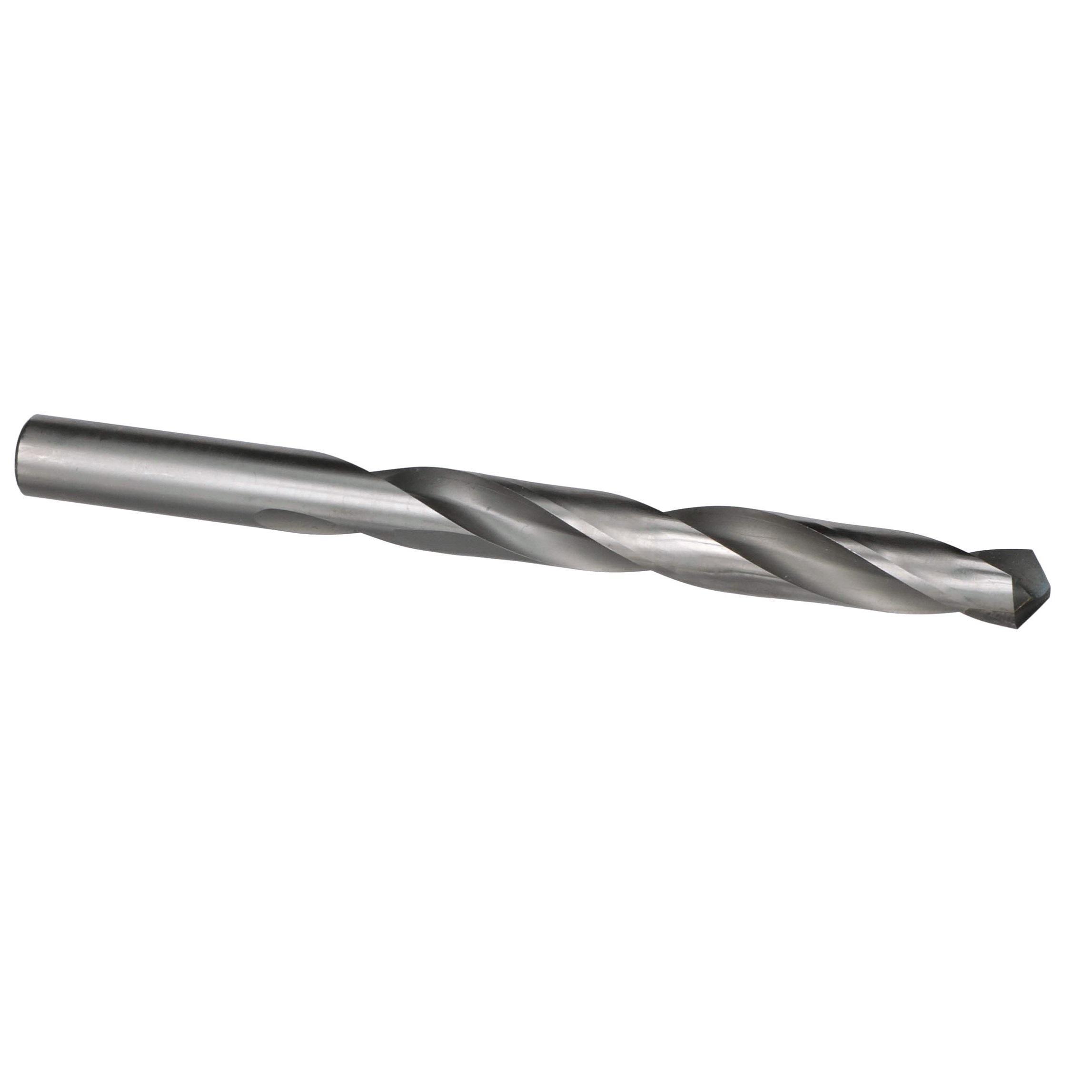 Drill America D/ACT1/2 Heavy Duty Jobber Length Drill Bit, 1/2 in Drill - Fraction, 0.5 in Drill - Decimal Inch, 118 deg Point, Steel, Uncoated
