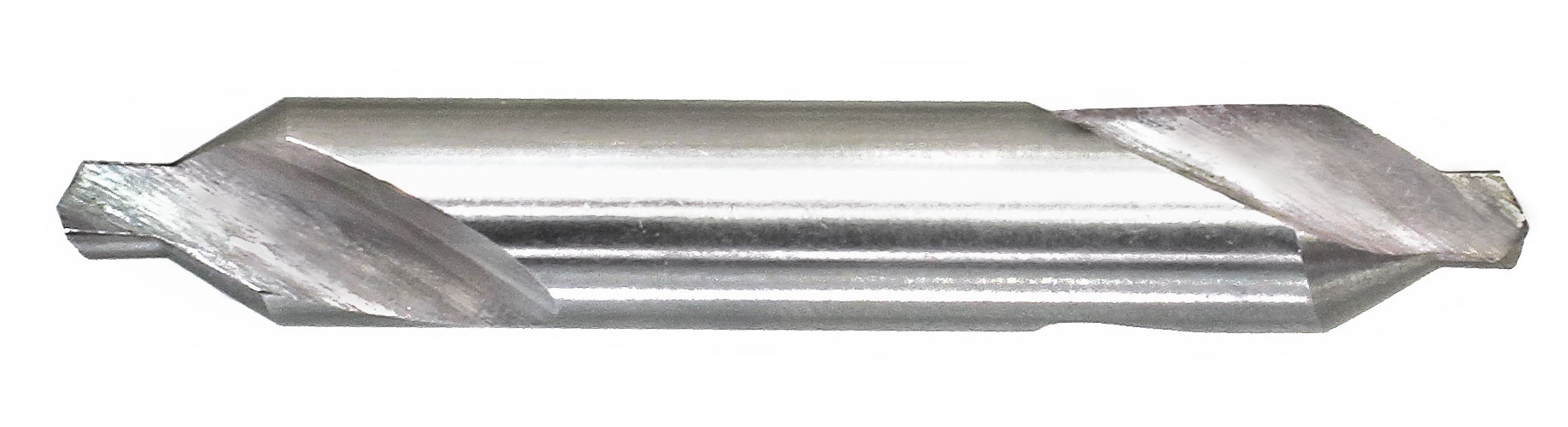 Drillco 350E001 3500E Imperial Plain Combined Drill and Countersink, 3/64 in Drill - Fraction, 0.0469 in Drill - Decimal Inch, 60 deg Included Angle, 60 deg Point Angle, HSS, Bright