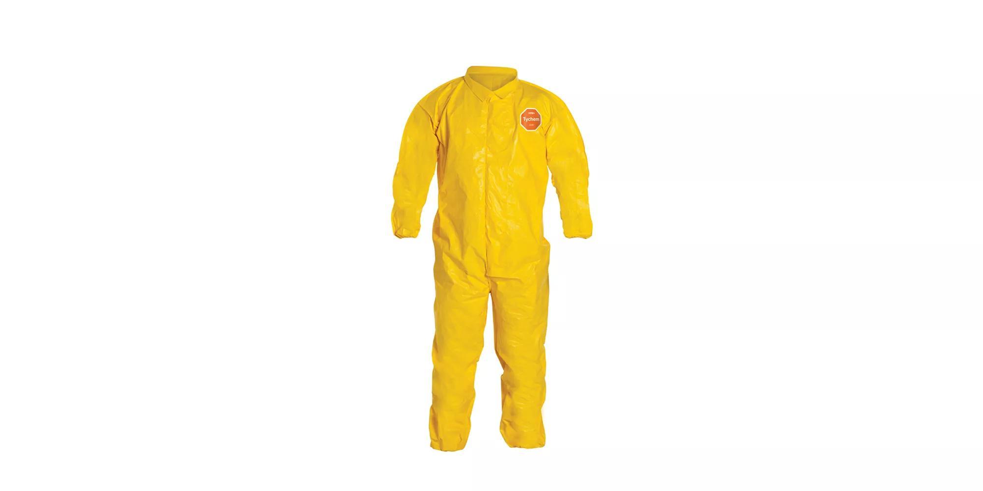 COVERALL 4XL YEL 10 MIL TYCHEM 2000 STD