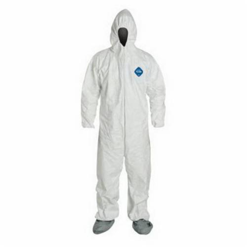 COVERALL DISPOSABLE XL WHT 29-1/2IN TEAR
