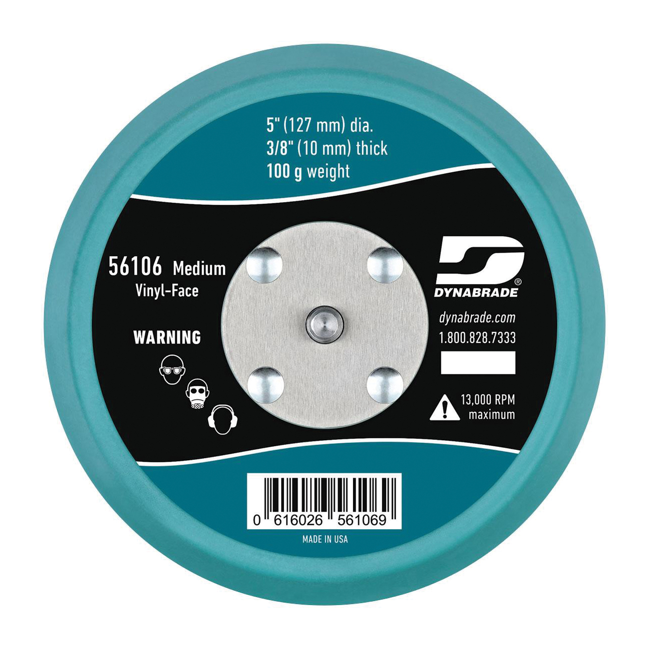PAD BACKING 5IN PSA 13000RPM