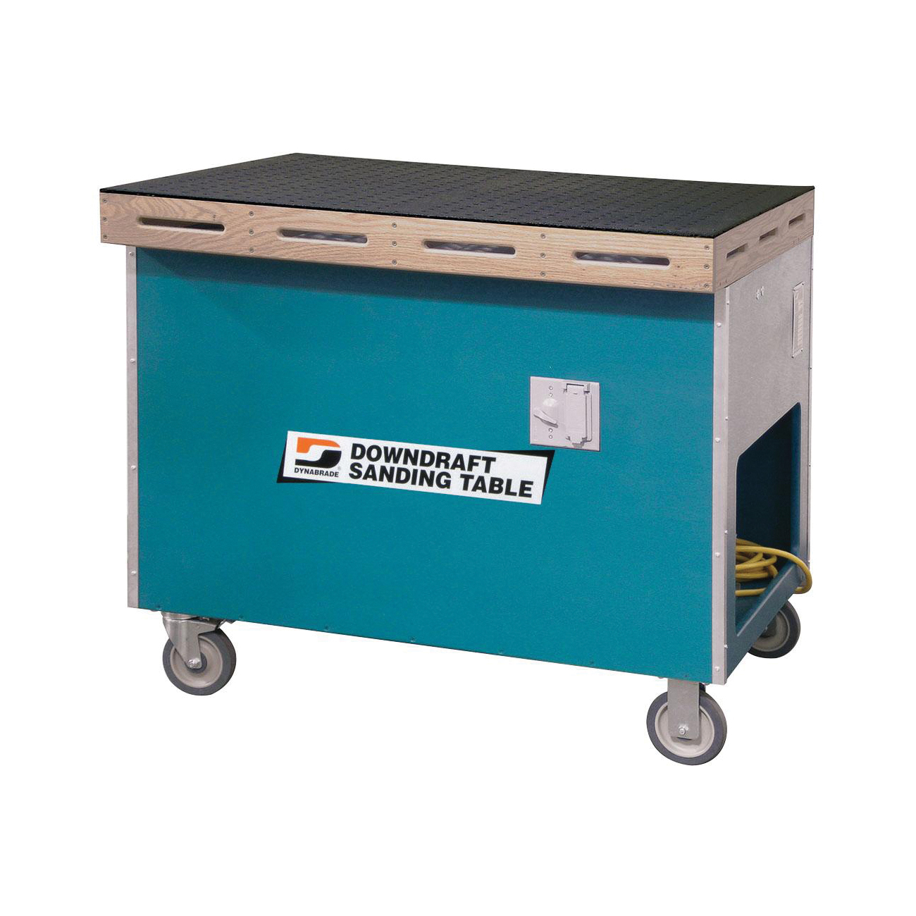 Dynabrade® 64201 Sanding Downdraft Table, 41 in L x 33 in W Table, 1 hp Power Rating, 115 V AC, 3000 cfm Air Flow, 1 micron Filter