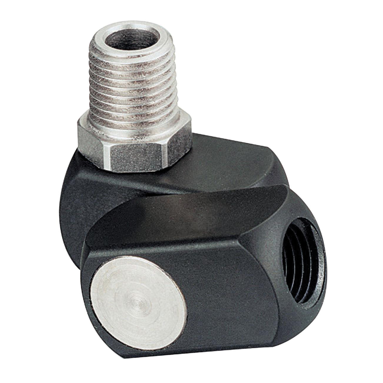 Dynabrade® 94300 Double Pivot Composite Dynaswivel, 1/4 in NPT Connection, 33 scfm Flow Rate