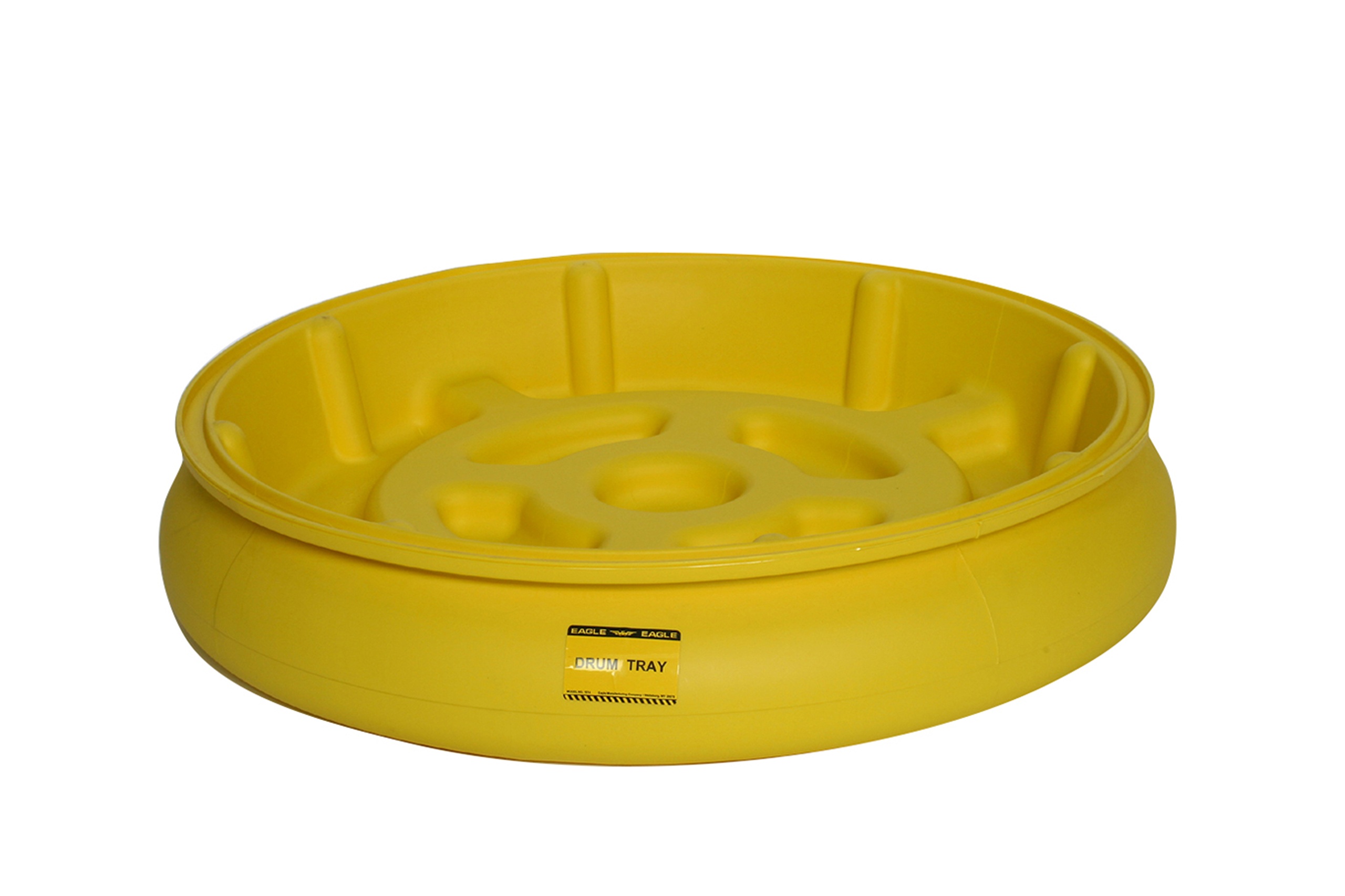 TRAY DRUM 31X6IN HDPE YEL 10GAL