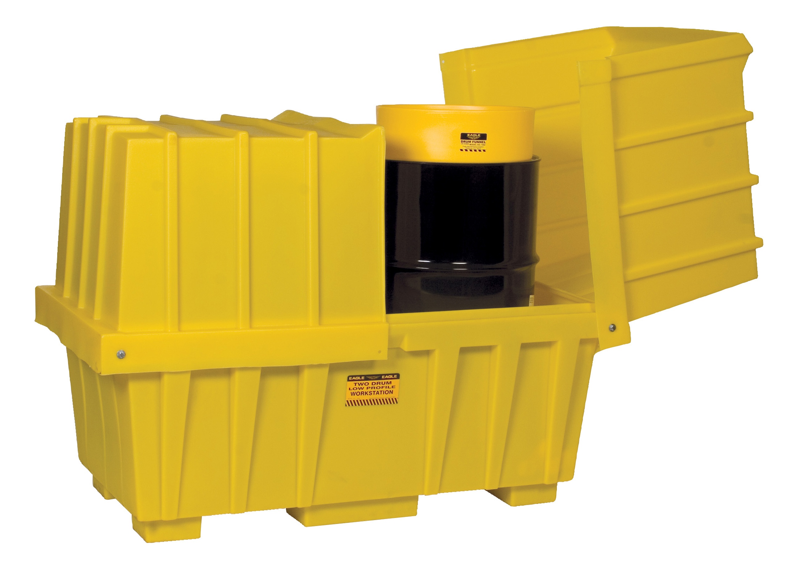WORKSTATION 2-DRUM 60IN 110 GAL SPILL