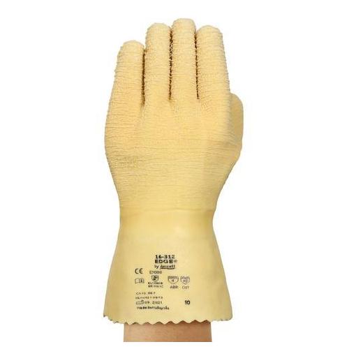 GLOVES GP CTD SZ10 NAT RBR LATEX NAT HD