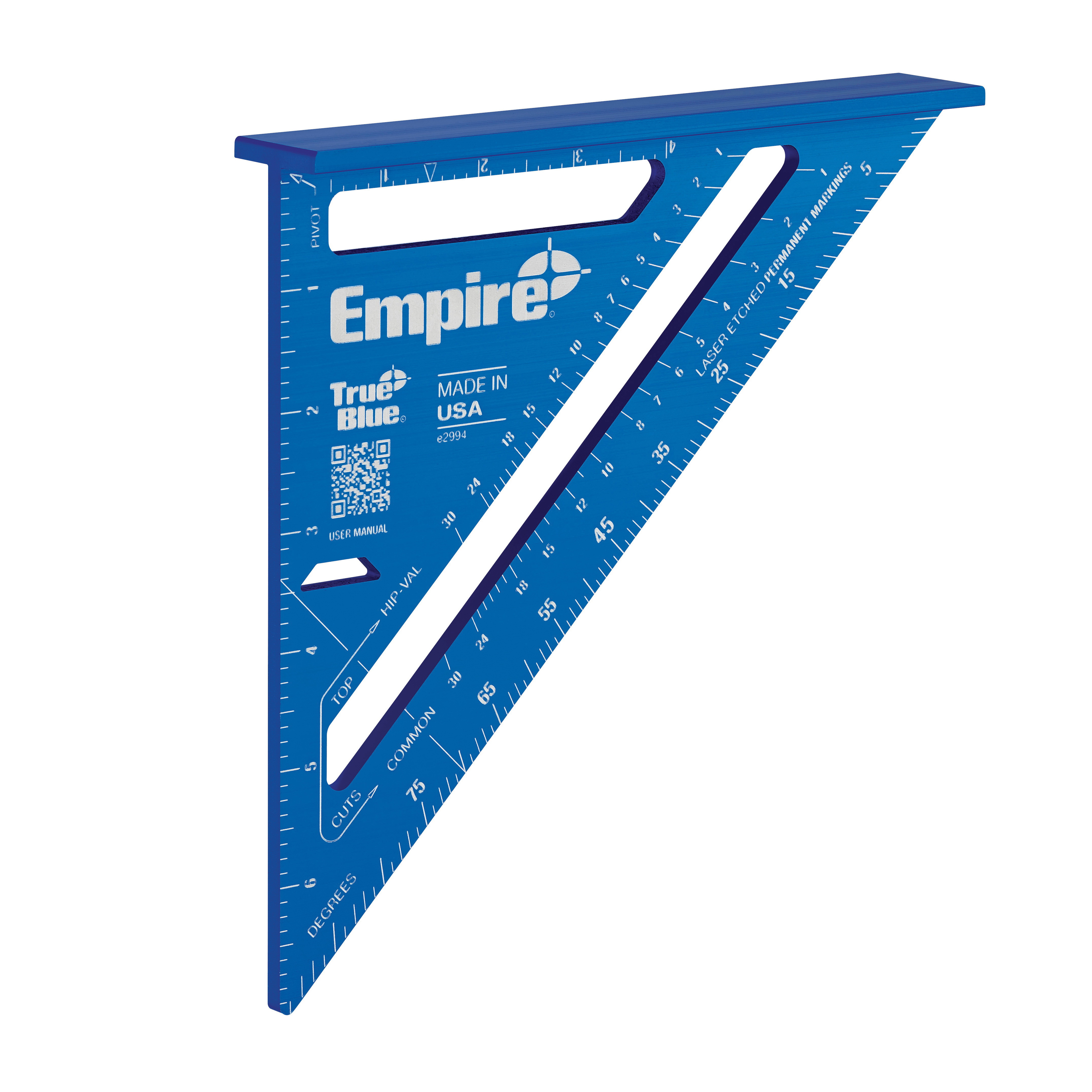 SQ 7IN ALUMINUM BLUE TRUE BLUE